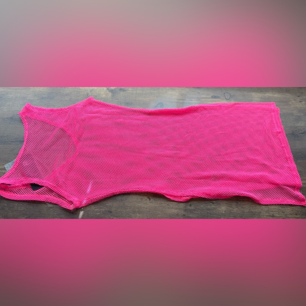 Pink Mesh Cover Up - Picture 6 of 6